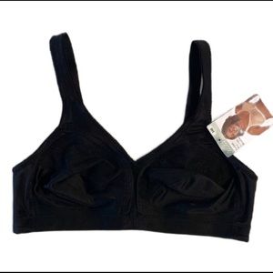 Underscore Fashion Plus Comfort Wireless Bra | Black | SZ 34B
